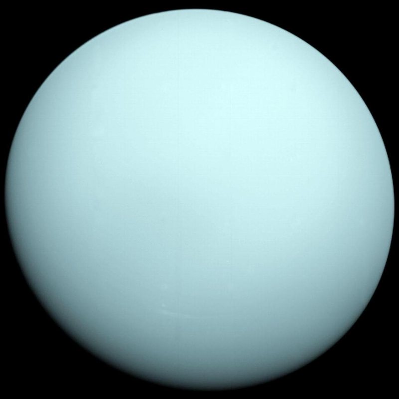 Uranus photographed from space